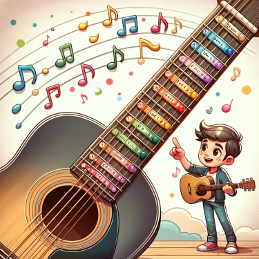 ギターの指板「音名」はじめての人用の覚え方（音源あり）