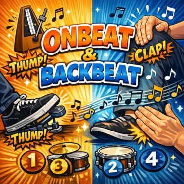 音楽的なリズム感の習得方法ーオンビート・バックビート（音源あり）